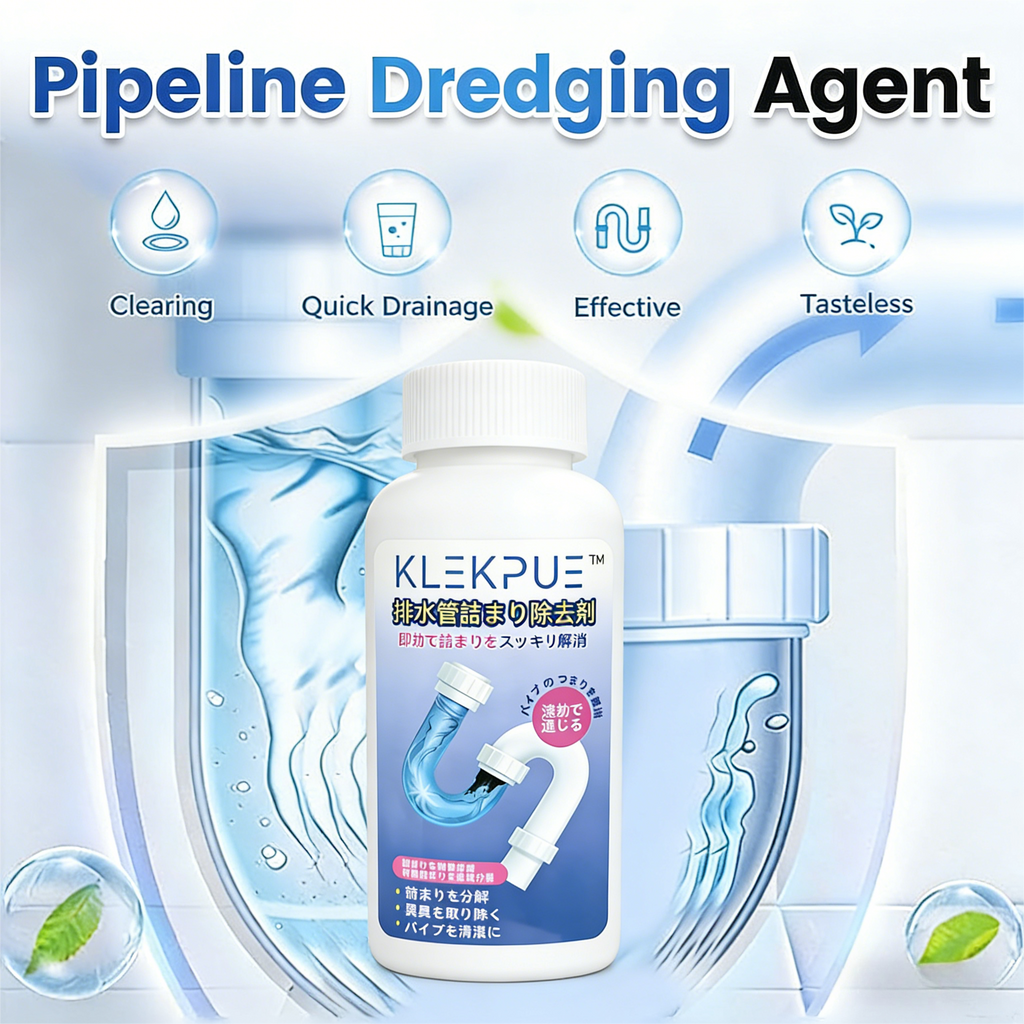 Drain Cleaner Sink Clog Remover: Powerful Foam Powder Unclogger for Kitchen and Bathroom Pipes - Fast Hair Cleaning Solution for Shower Drains