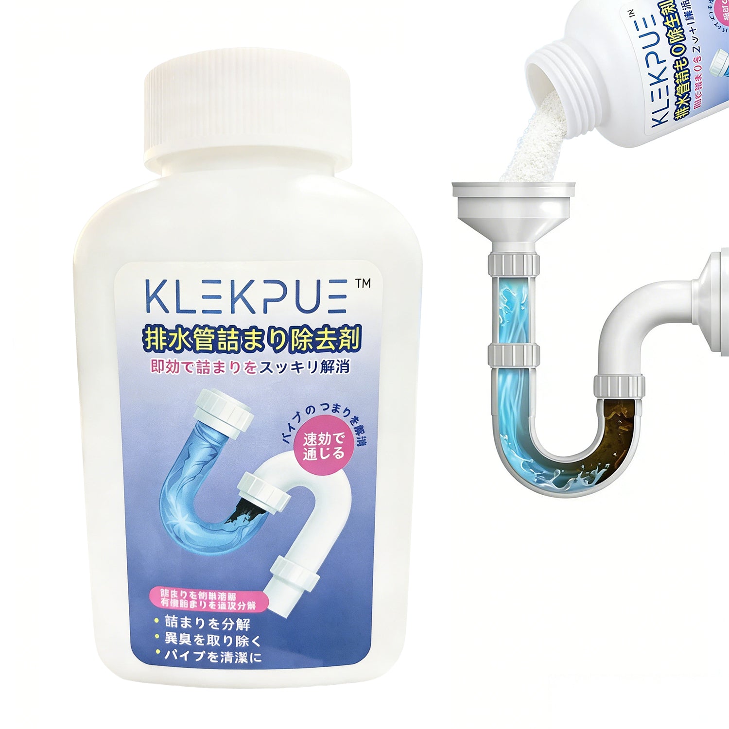 Drain Cleaner Sink Clog Remover: Powerful Foam Powder Unclogger for Kitchen and Bathroom Pipes - Fast Hair Cleaning Solution for Shower Drains