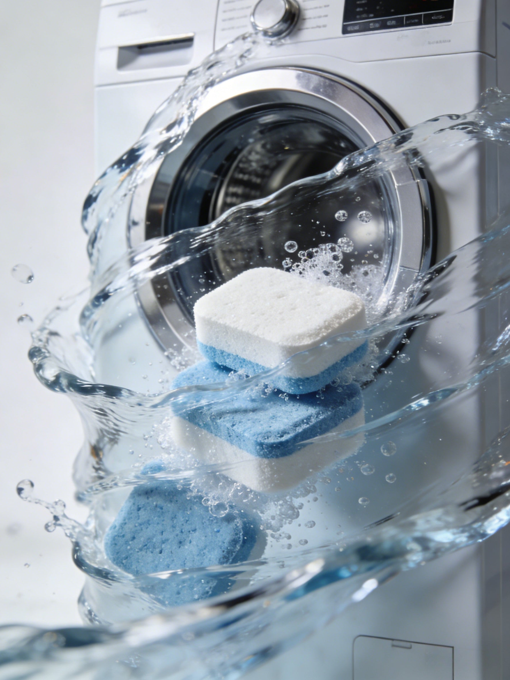 12 Pack Washing Machine Descaler Cleaner Tablets, Front Top Load Washer Descaler Septic Safe, Deep Clean Removes Limescale Odor Residue, Individually Wrapped